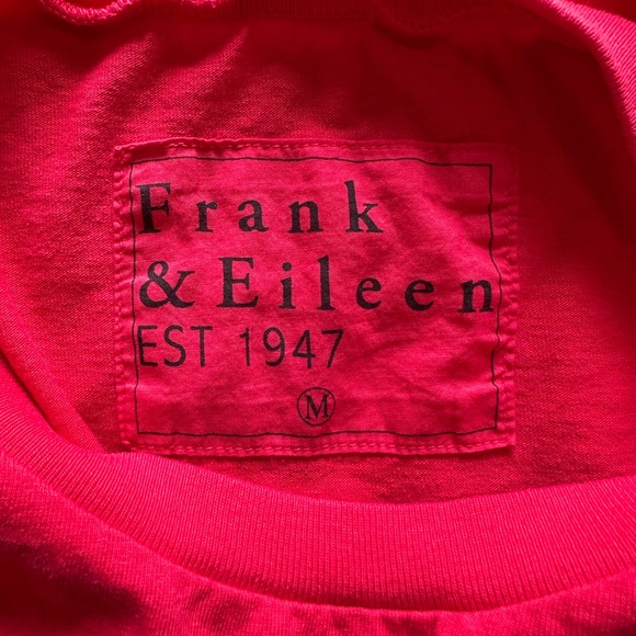 Frank & Eileen NWOT Cory Vintage Muscle Tee Dress Double Decker Red Size M - Picture 5 of 5